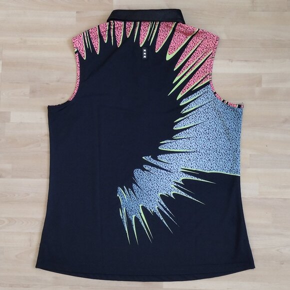 Jamie Sadock Sleeveless Graphic Top, Dark Multicolor (US M) - Picture 4 of 4